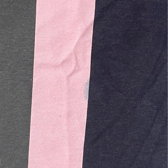 FP Movement Inspire Tee Printed Vertical Multi Colored Stripe Cream/Pink Combo - Picture 8 of 10